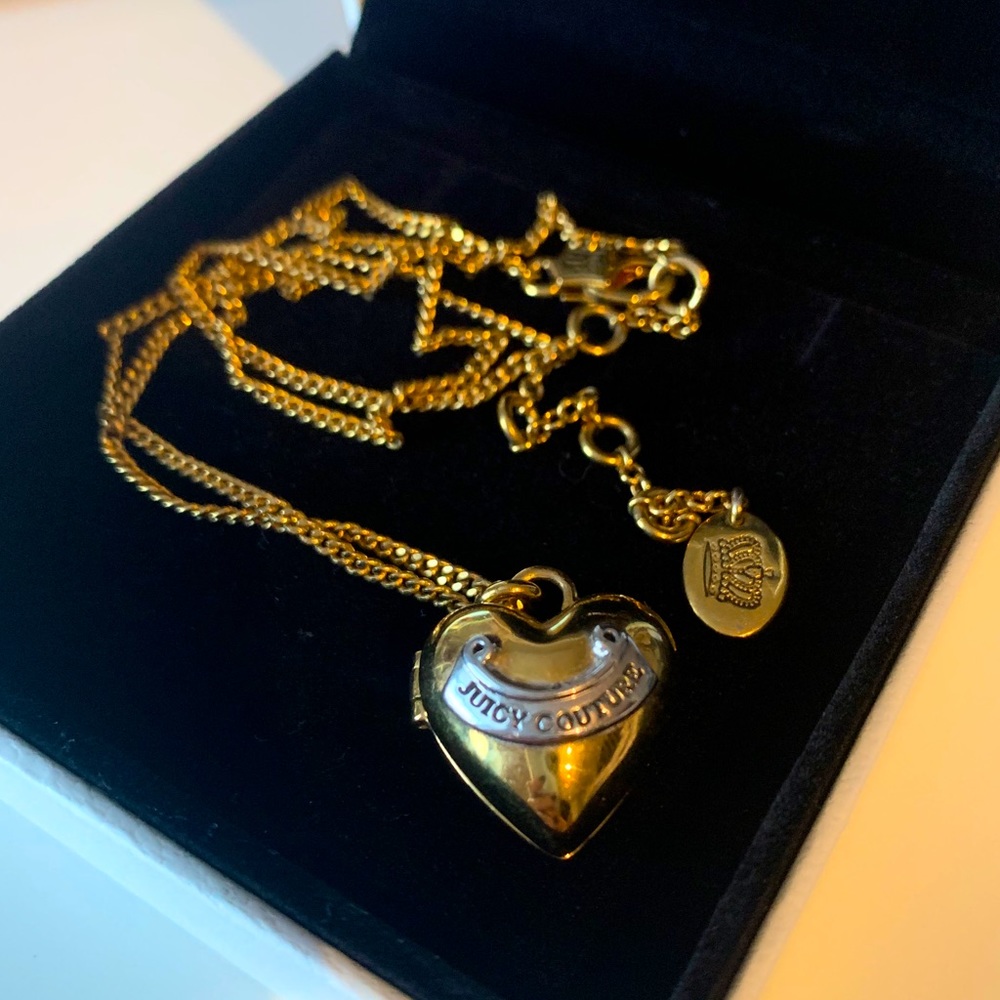 Juicy Couture Heart Locket Necklace